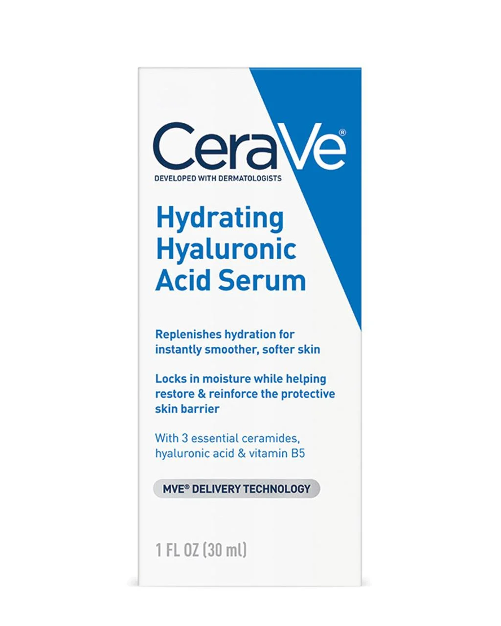 CeraVe Hydrating Hyaluronic Acid Serum with vitamin B5