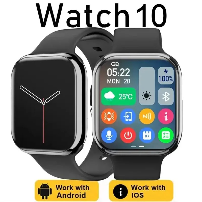HOT 2025 Watch 9 Smart Watch Men Body Temperature BT Call NFC Always on Display GPS Sport Watches Women Smartwatch For Apple Android