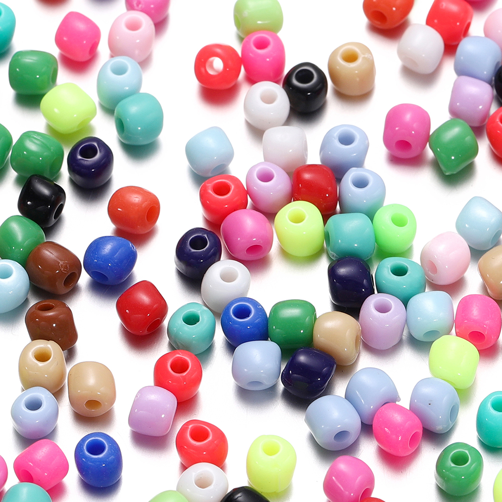 St.kunkka 2pcs 15.5mm Acrylic Solid Color Beads Dotted Drill Beads For DIY Bracelets Necklaces Jewelry Making