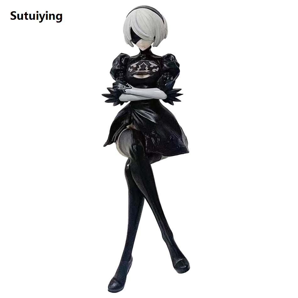 Sutuiying 15Cm Anime Original SEGA Nier:automata Ver1.1A 2B Yorha No. 2 【2025 Version】 Type B Premium Chokonose Figure PVC Model Collectible Toys