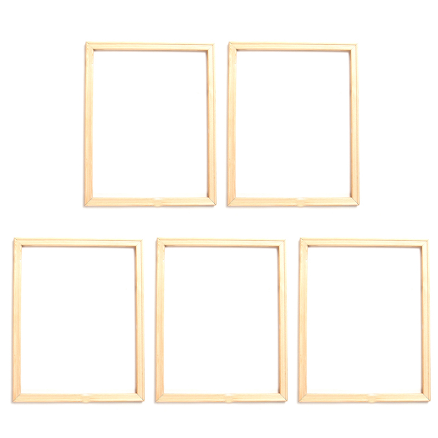 fasdaga 5X 40X50 cm Wooden Frame DIY Picture Frames Art Suitable for Home Decor Painting Digital Paintings