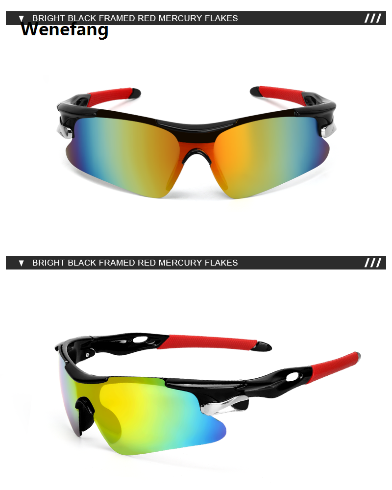 Wenefang RIDERACE Sports Men Sunglasses Road Bicycle Glasses Mountain Cycling 2025 Riding Protection Goggles Eyewear Mtb Bike Sun Glasses