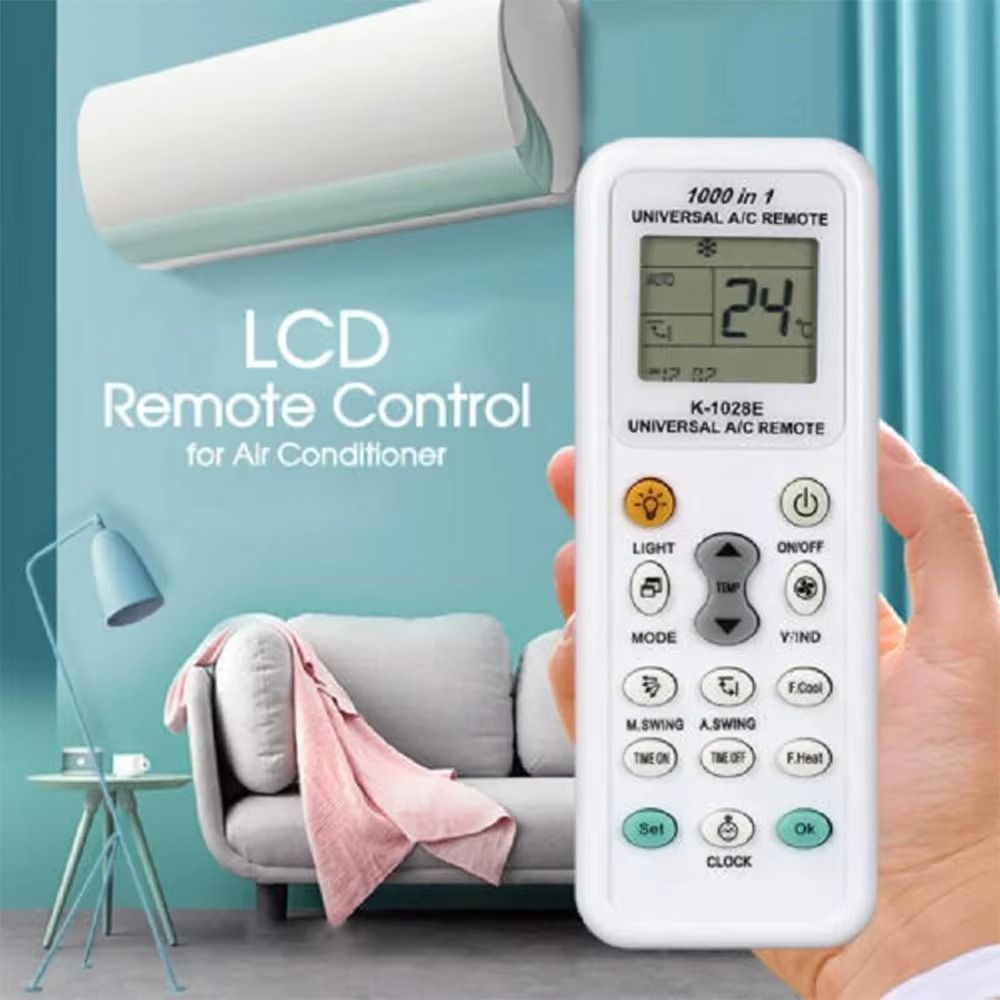 New Universal Air Conditioner Remote Control K-1028E Low Power AC Controller 1000 in 1 LCD Remote Control