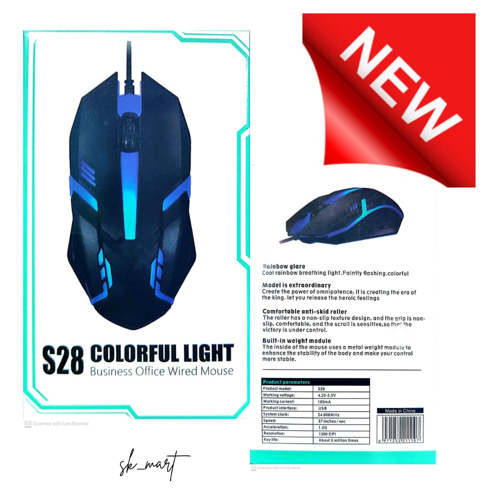 G101 RGB Gaming Mouse