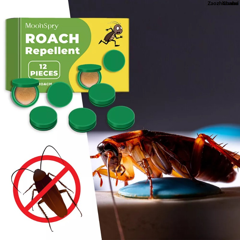 ZhuluNew ZaozhixunbaNew style Roach Repellent Natural Pest Control Blocks Safe and Effective Roach Deterrent for Home Kitchen Indoor Use Non-Toxic Odor-Free