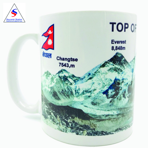 Ceramic Mug Top of the world Mt Everest-Souvenir Mug