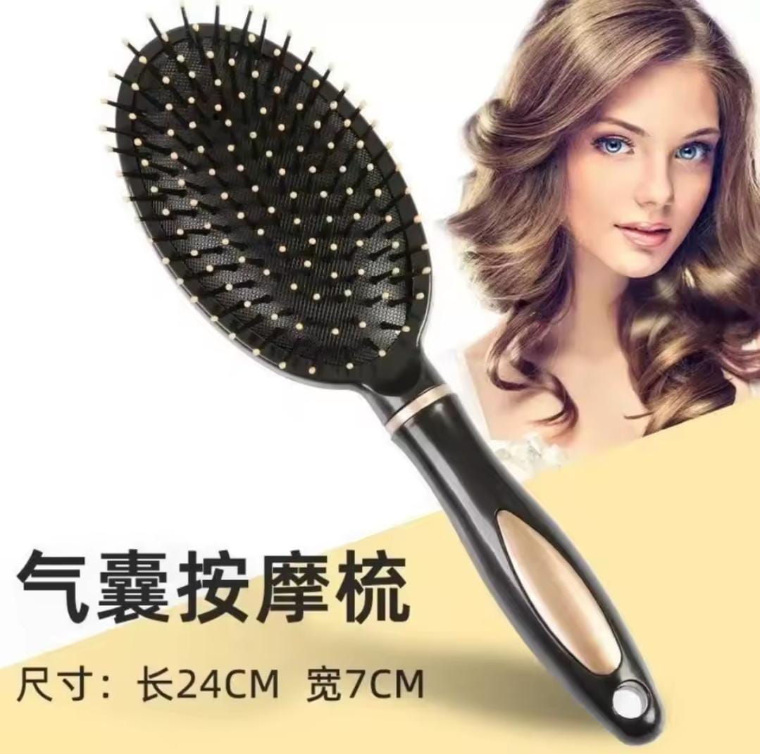 Hair Care Massage Flat Oval Comb Paddle Brush Pin Reduce Hair Loss