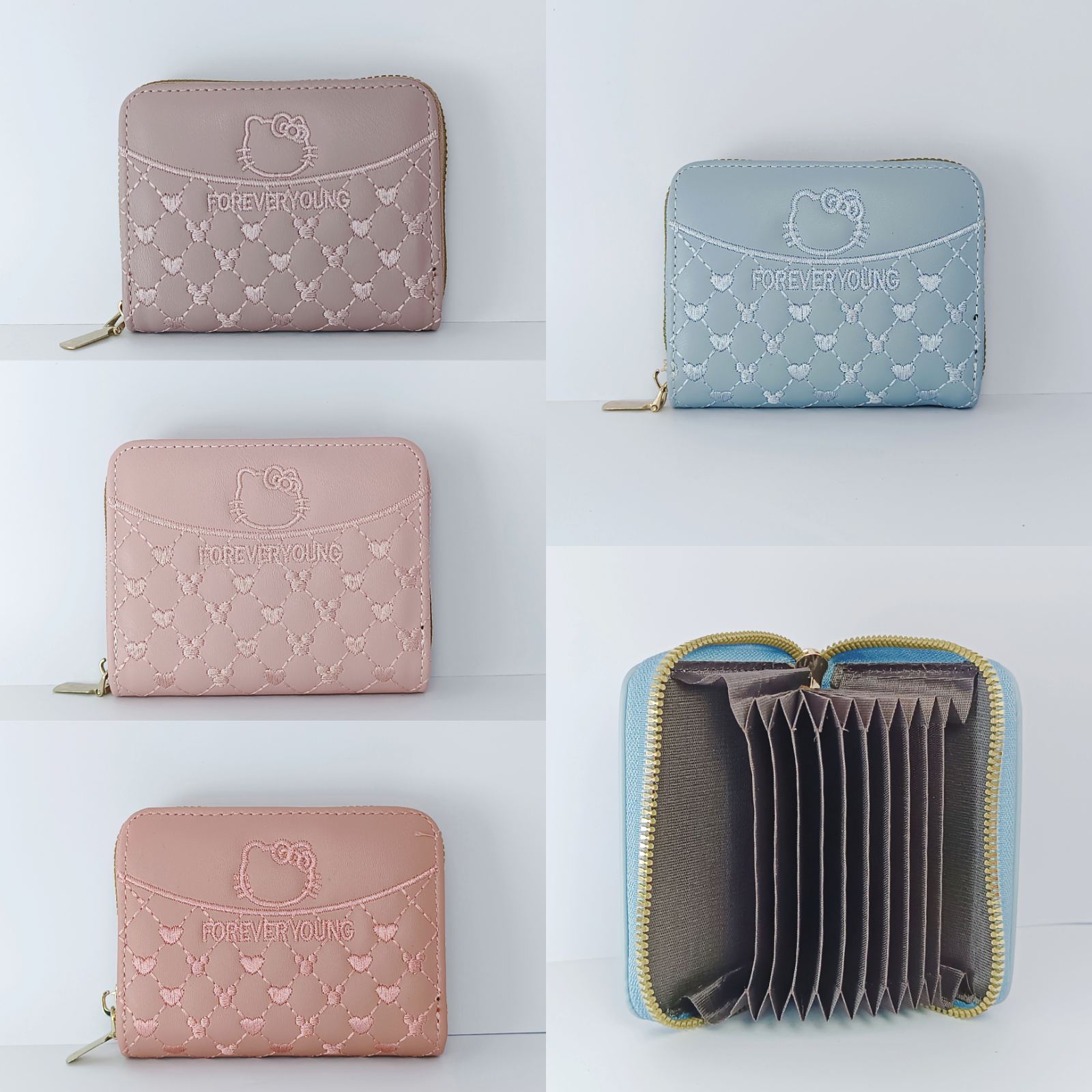 New Simple Small Card Cash Wallet For Ladies