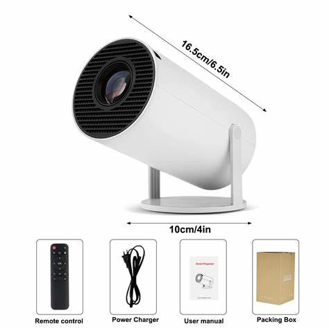 Hy300 Smart Mini Projector 2024 New Upgrade Projector Android 11
