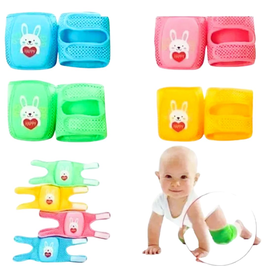Comfortable 1 Pair Baby Knee Pad Kids Safety Crawling Elbow Cushion Infant Toddlers (Color May Vary)