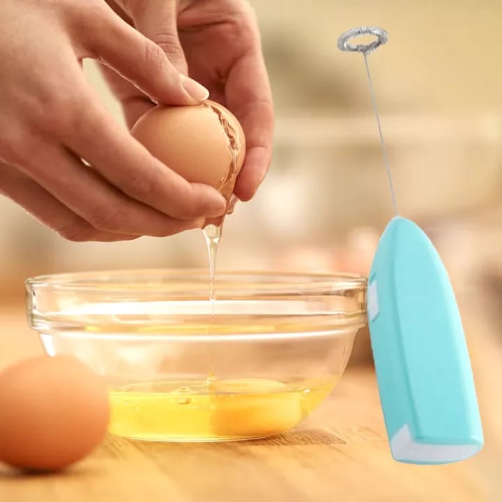 Electric Mini Egg Beater Drinks Milk Coffee Frother Handheld Foamer Whisk Mixer Stirrer