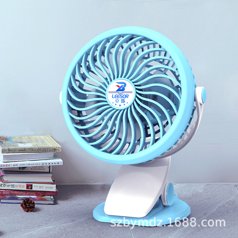 New Handheld Light Small Fan Student Portable Outdoor Mini High Speed USB Charging Portable Carabiner Fan N