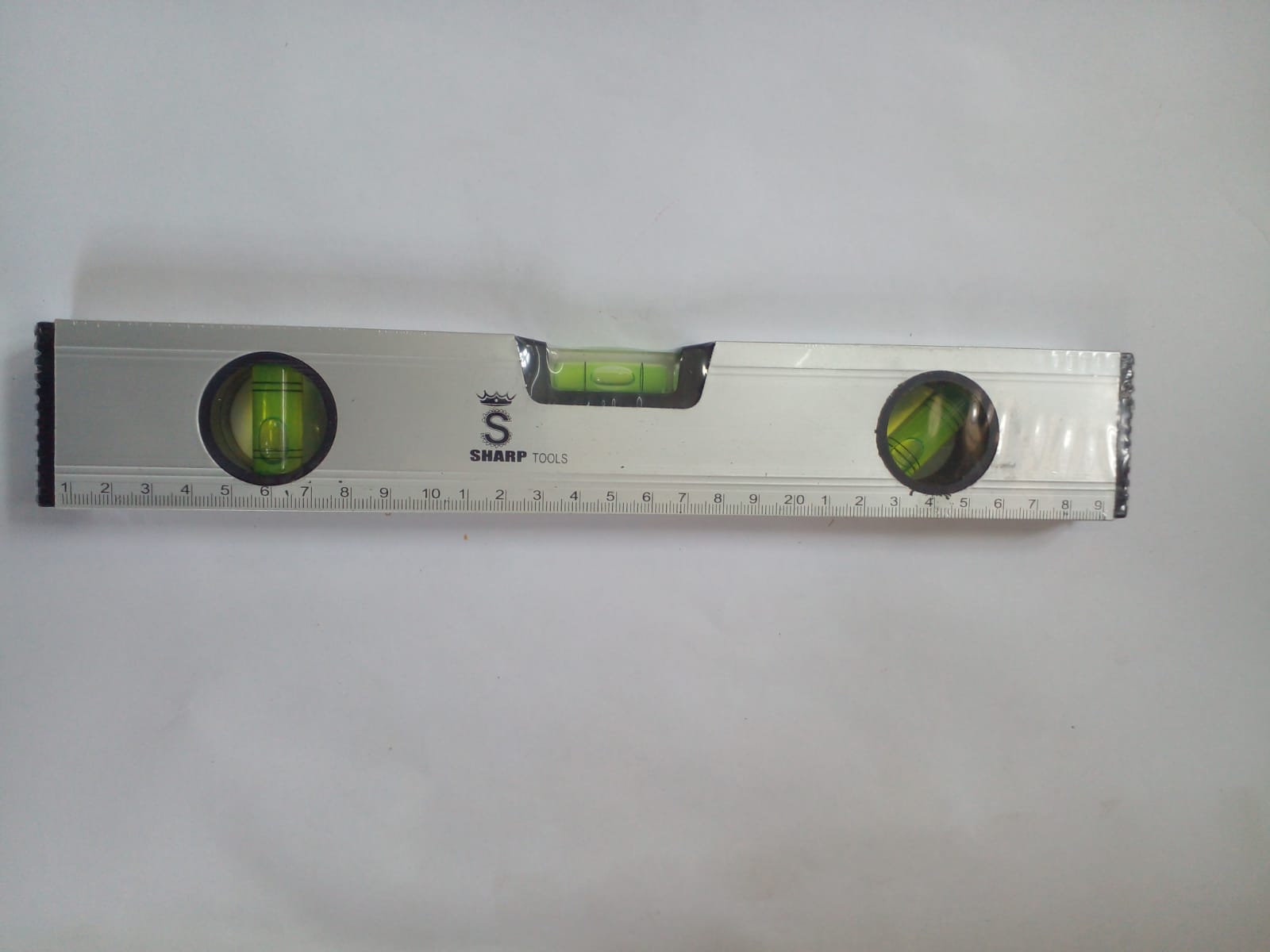 Level Triple Ruler, High Precision Spirit Level Ruler, Durable Corrosion Resistance for Measuring (30 cm)