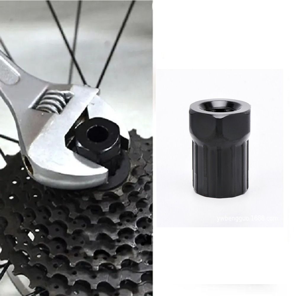 Portable Carbon Steel Bike Flywheel Remover Tool Bicycle Accessories Bike Repair Tool Bicycle Cassette Flywheel Black Bicycle Repair Tools