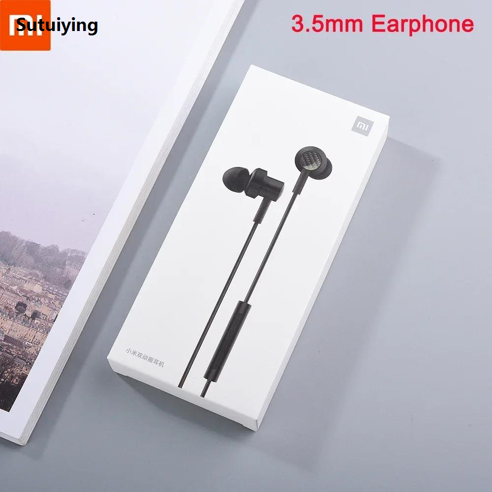 Sutuiying Original Xiaomi Dual Dynamic Driver In-ear Earphones Passive Noise Fifty percent discount Cancellation Magnetic Earbuds Unmatched High Definition Audio