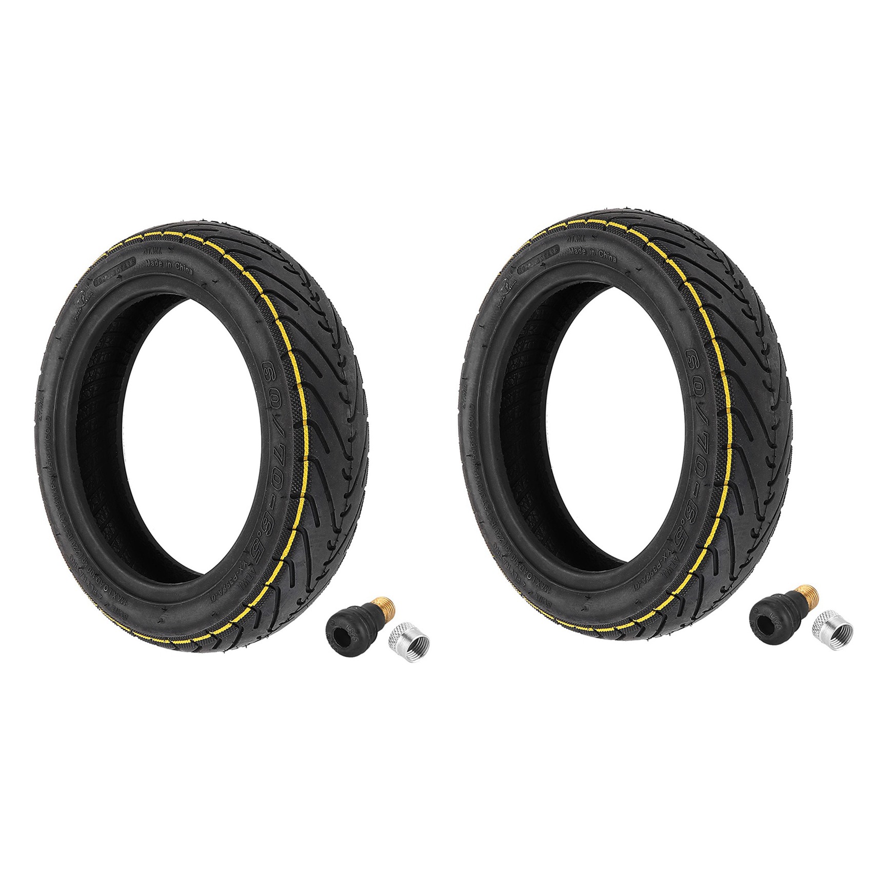 JINMY 2X 10 Inch Tubeless Tire for Max G30 Electric Scooter 60/70-6.5 Front and Rear Tyre Replace Parts