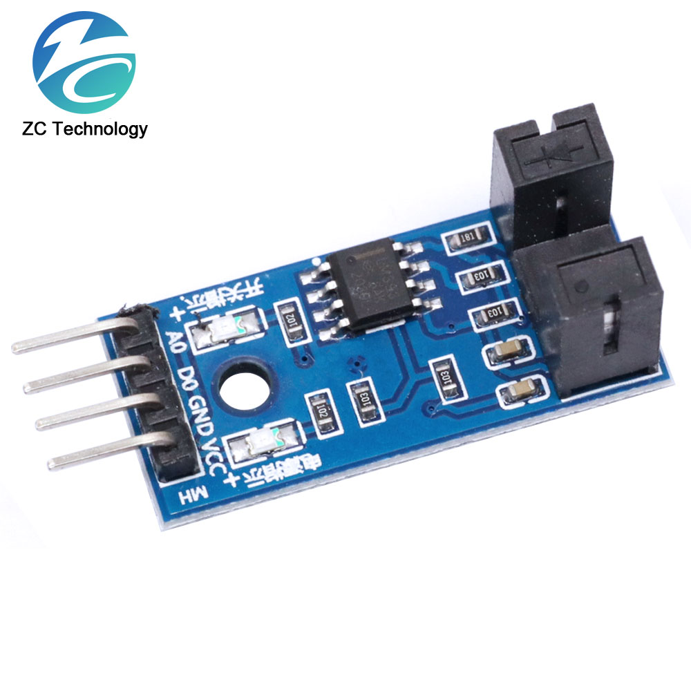 The Arduino pi is used for generator device coupled light sensor speed 10pcs/5/1 speed sensor fork speed measurement Raspberry counter module