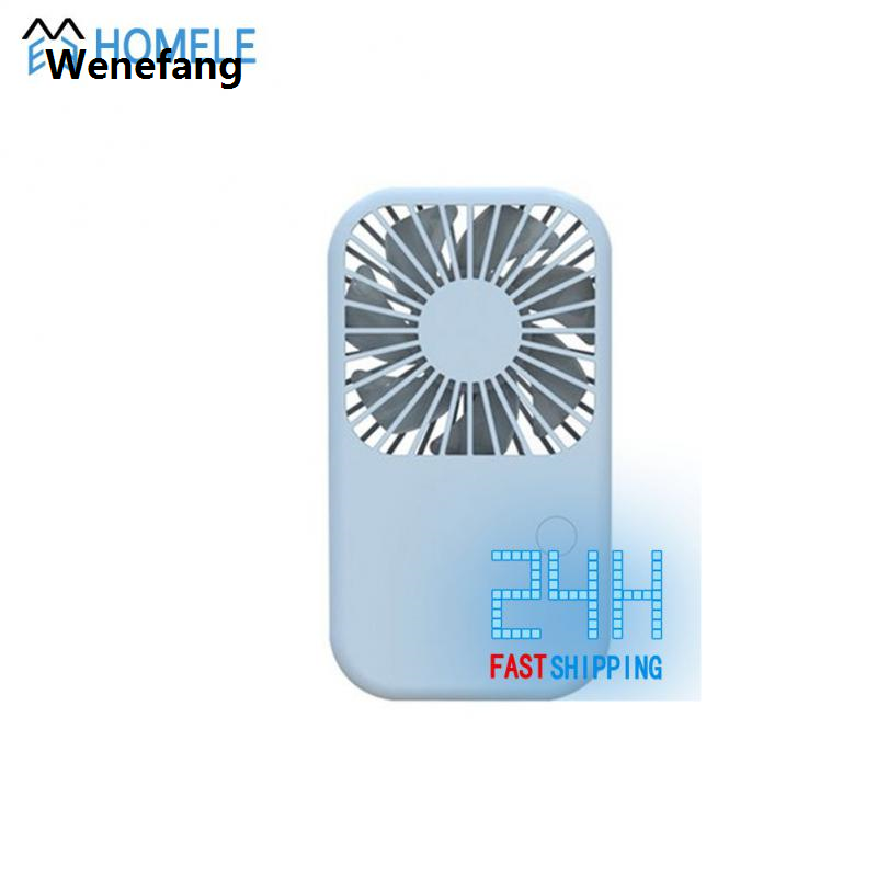 Wenefang Portable Fan Efficient Long Battery Life Compact Size Convenient To Carry Powerful Airflow Mini Pocket Fan Small Hand Fan Sleek