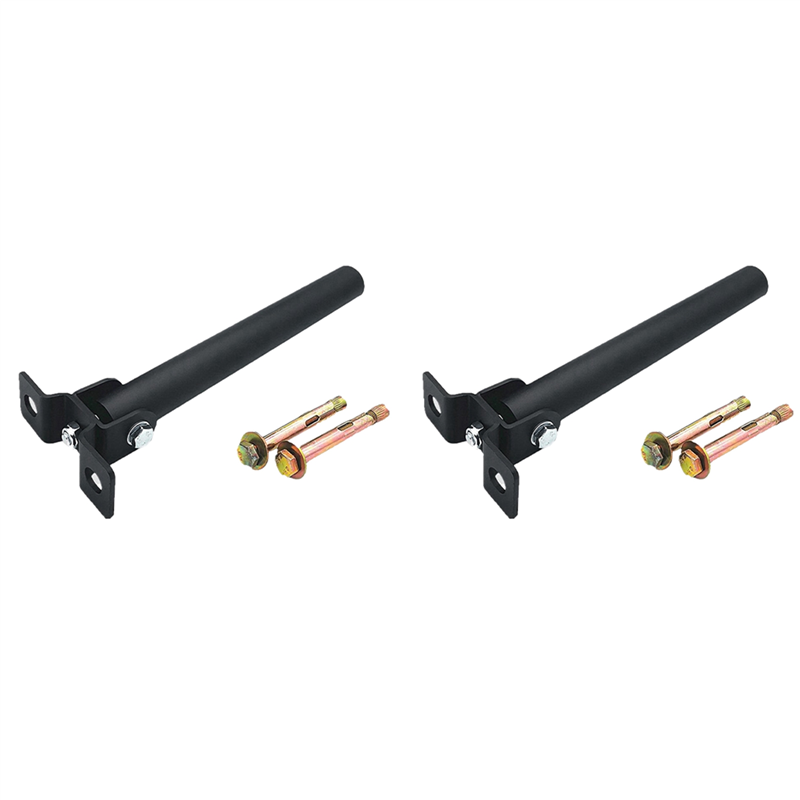 NAMUNY 2X T Bar Row Platform Attachment Install on Floor or Wall Holder for Barbell Bars Exercises Gym Equipment,25MM