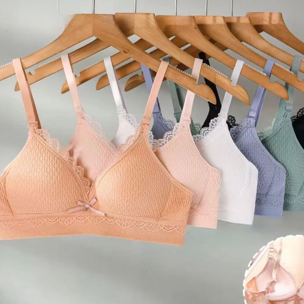 Push Up Bra Seamless Wireless Women 32B-36B/Small Size