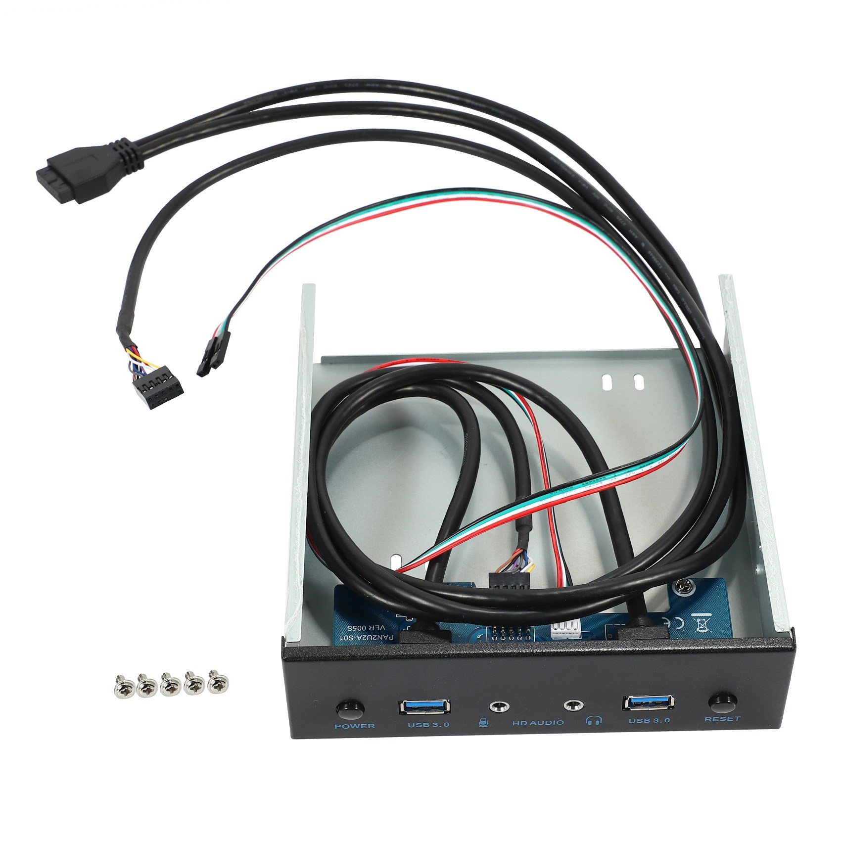 2 Port Optical Drive Front Panel Expansion Adapter USB 3.0 Hub