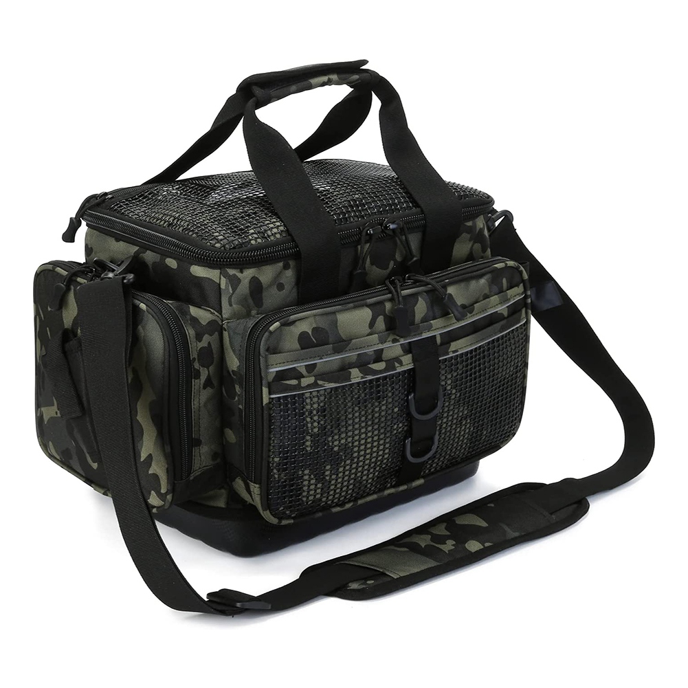 NAMUNY Fishing Backpack, Fishing Tackle Storage Bag,Waterproof Oxford Cloth Fishing Gear, Fishing Gifts Equipment,Camouflage