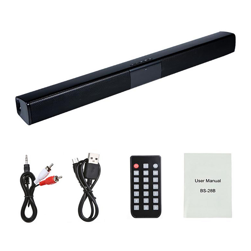 (GGBR) 20W TV Sound Bar Wired and Wireless Bluetooth Speaker Home Surround SoundBar for PC Theater TV Speaker Loudspeaker
