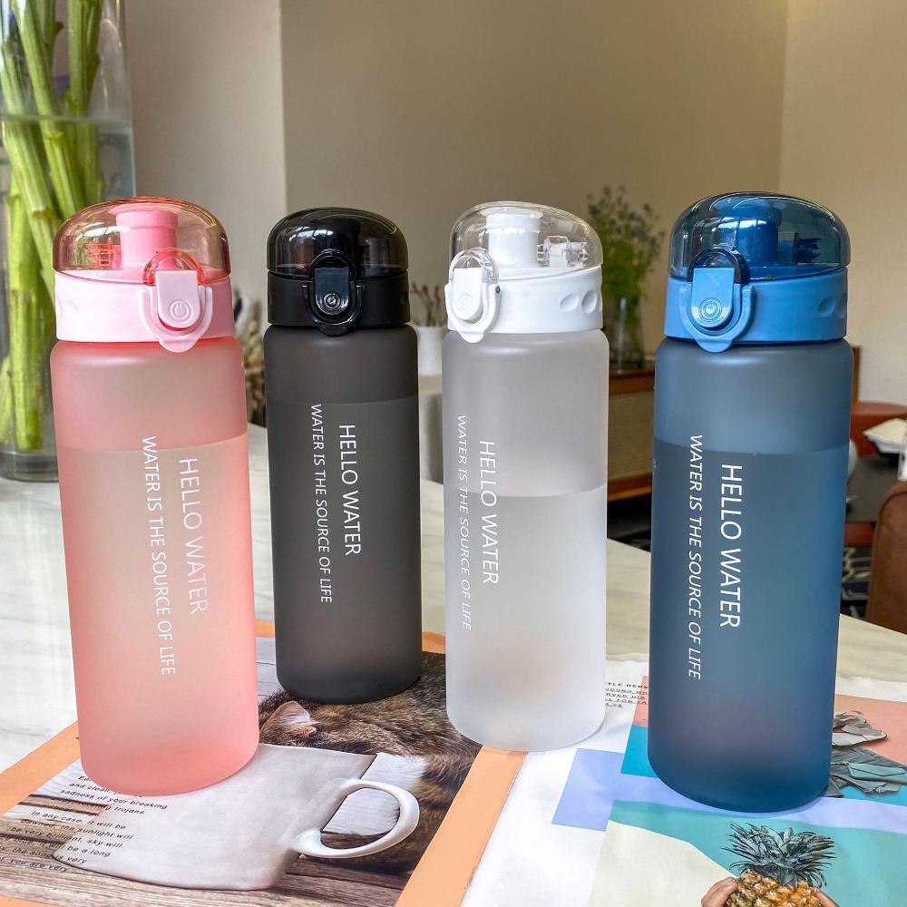 780ml Gym Travel Clear Frosted Sports Water Bottle Drinking Cup Drinking Bottle Leakproof