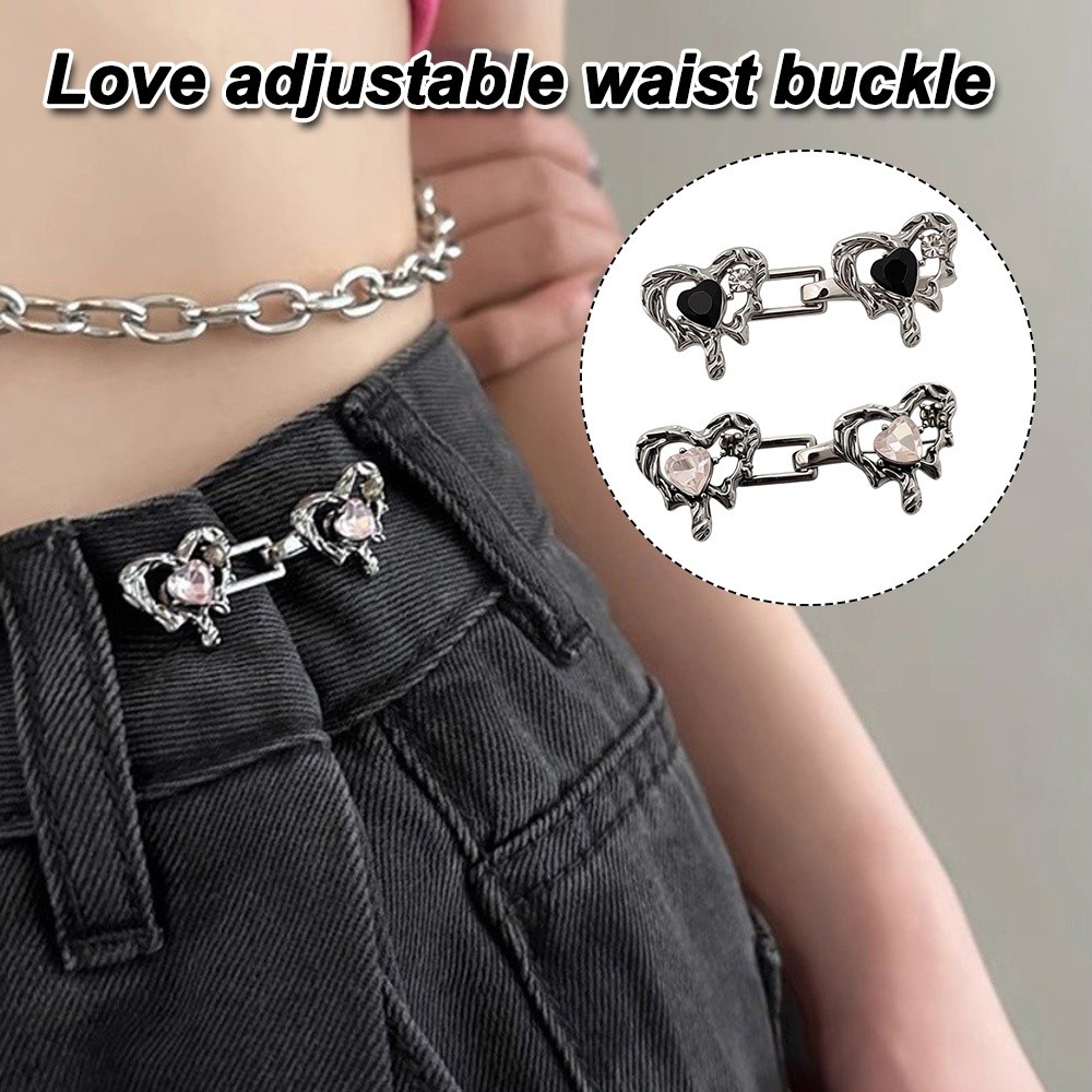 Fashion Accessory Adjustable Star Waist Tightener Clip Fixed Waist Tightening Tool Jeans Buttons Brooches Women's Dress Decoration