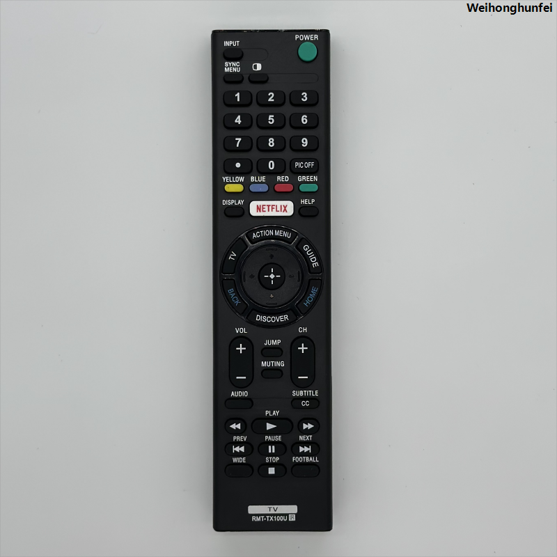 WeihonghunfeiSales promotion ORIGINAL RMT-TX100U Universal Remote Control for Sony LCD LED HD Smart TV with Netflix Button