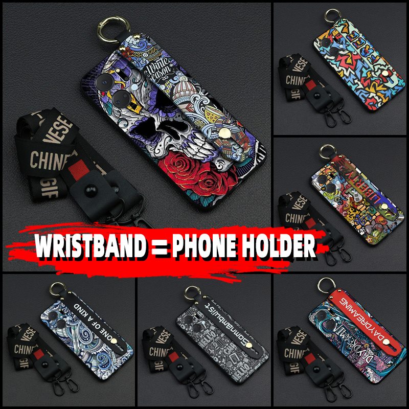 Wristband Personality Phone Case For OnePlus Ace6 Ultra/1+Ace6Ultra Phone Holder Protective Dirt-resistant Ring Durable
