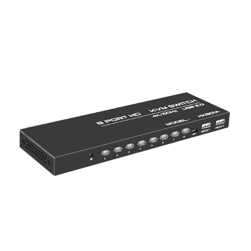 4K HD Out 1080P Full HD Audio Video Distributor Converter 8 Hosts Share One Set of Keyboard Mouse Monitor