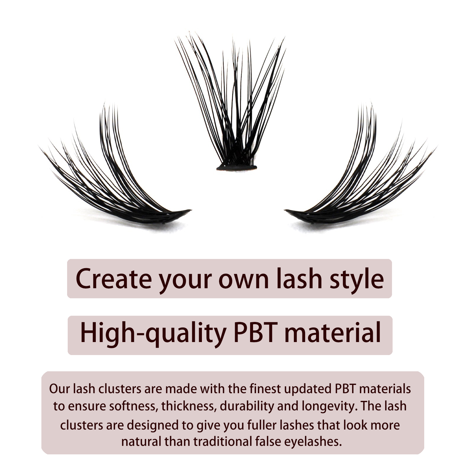 HOT LINYAGSSE 30D 40D 0.07 60 pcs 3 rows Self-Grafting Cluster Lashes Natural Mink Eyelash Individual Extension Lashes Makeup Cilias