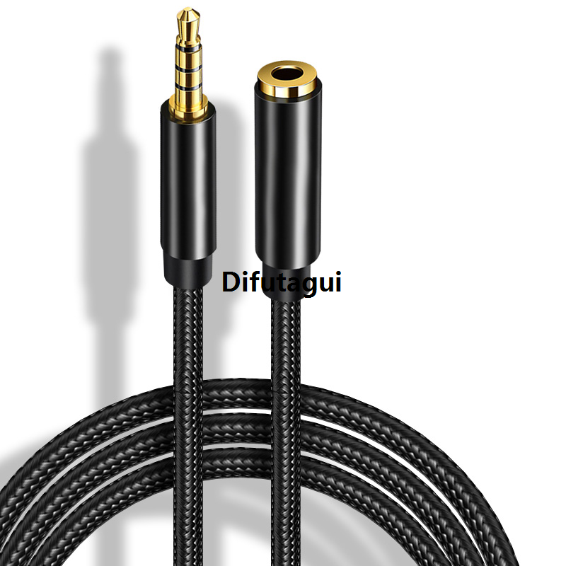 Difutagui Special Offer New Jack 3.5 mm Audio Extension Cable Stereo 3.5mm Jack Aux Sales promotion Cable for Samsung Huawei P20 lite Xiaomi Redmi 5 plus Headphones PC