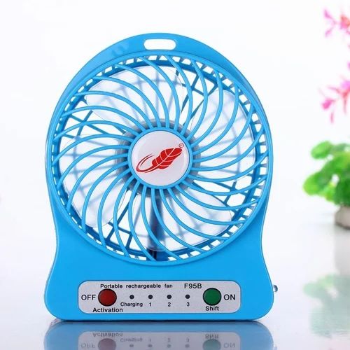 Small Mini Portable 3 mode Rechargeable Fan for Office Table, Home, Kitchen, Travel Men/Women/Kids