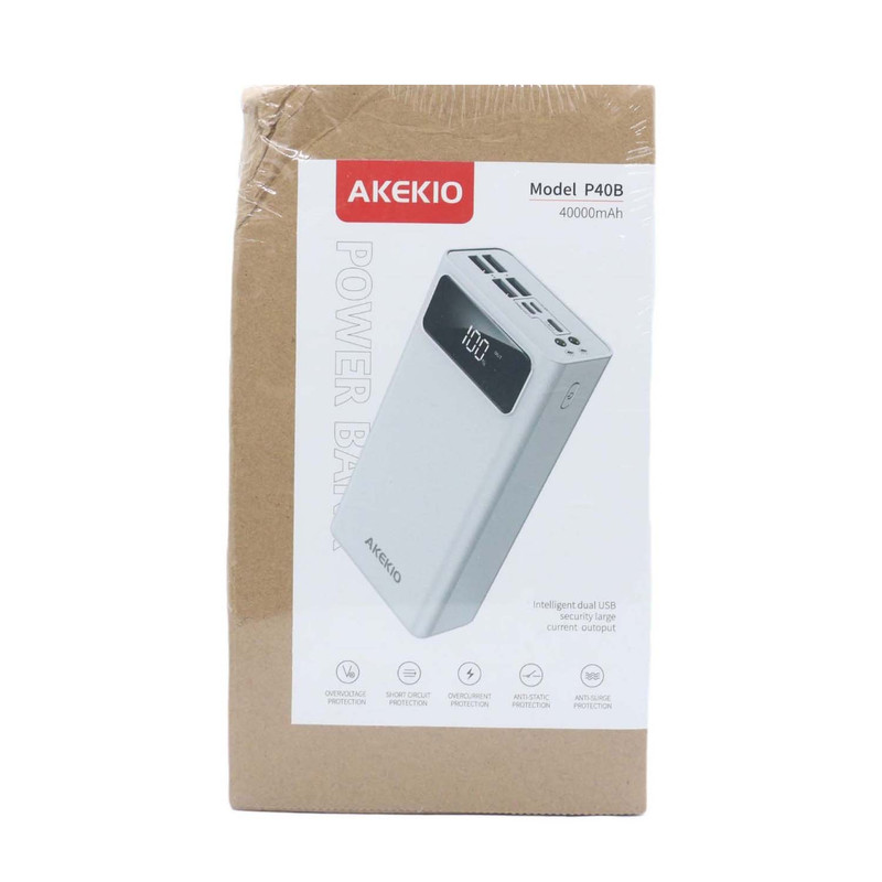 Akekio Power Bank 40000 Mah White
