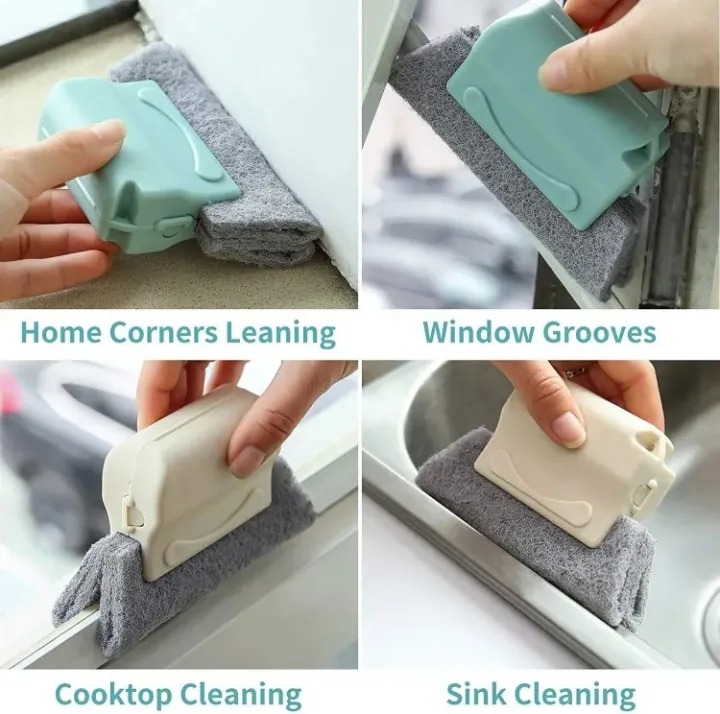 Window Groove Cleaning Brush Hand-Held Groove Track Cleaning Brushes Gap Cleaning Tools for All Corners And Gaps