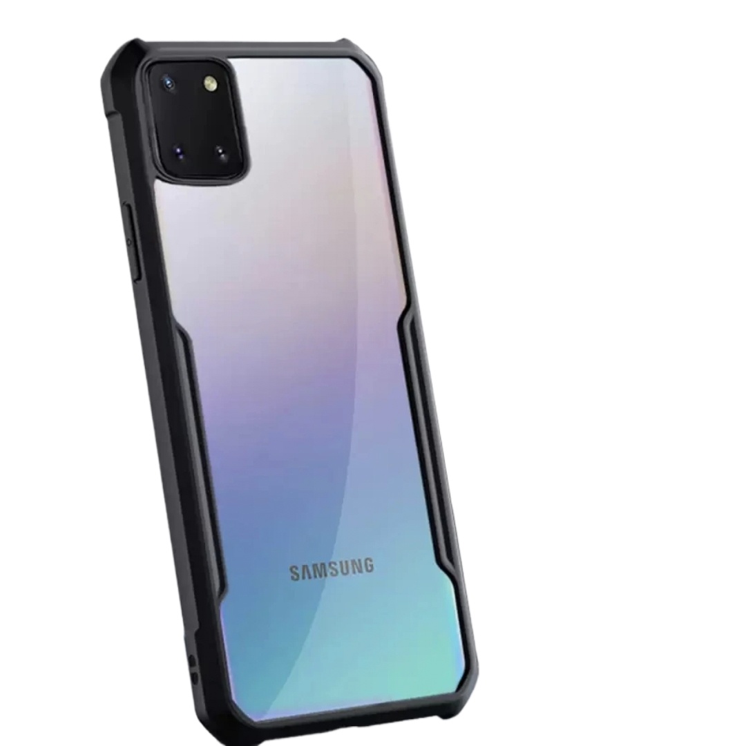 Samsung Note 10 lite Cover , HD Clear Transparent With Bumper Case - Non Yellowish