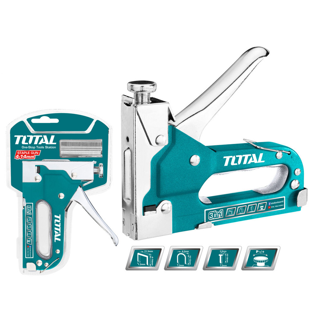 Total New 3 In 1 Staple Gun With Free Pin