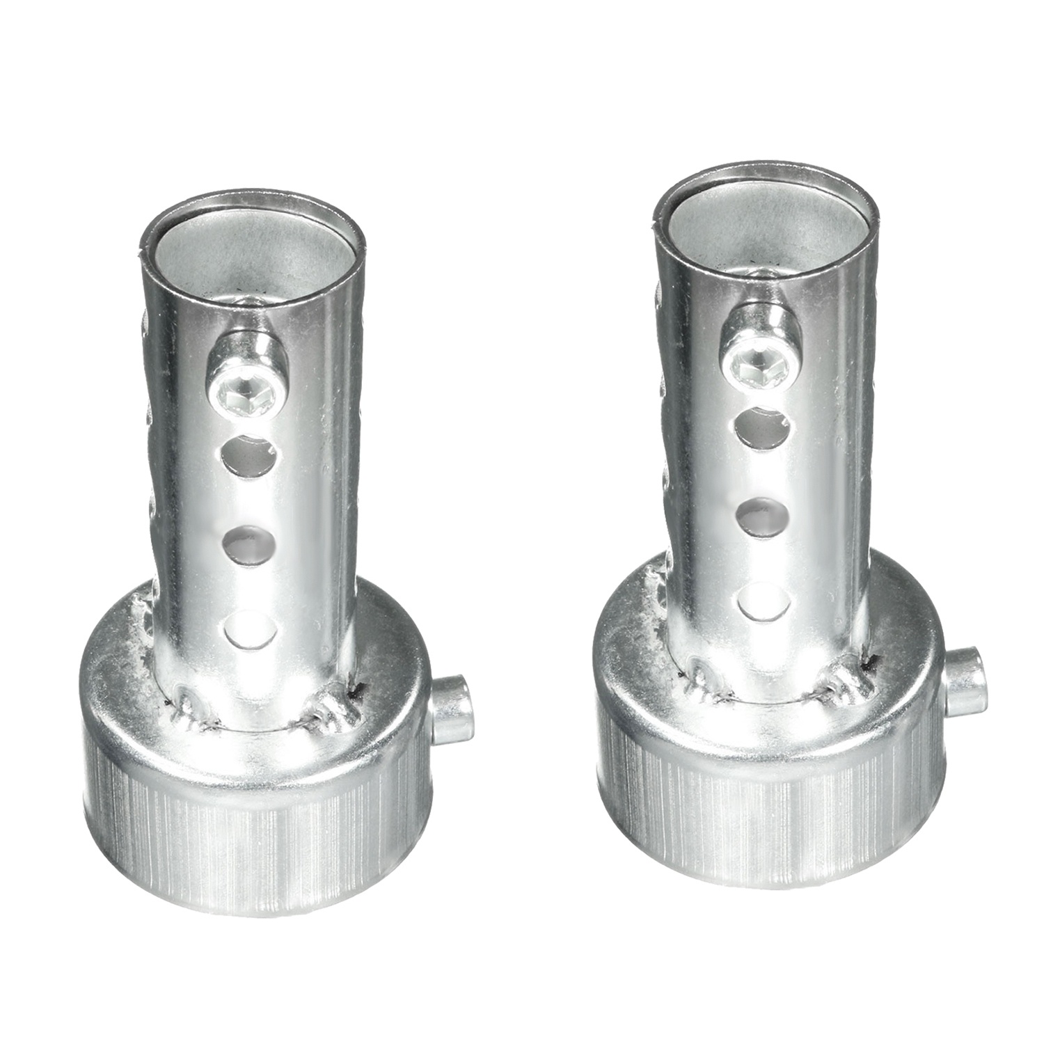 NAMUNY 2 Pcs Silver Motorcycle Exhaust Can Muffler Insert Baffle DB , 45Mm & 48Mm