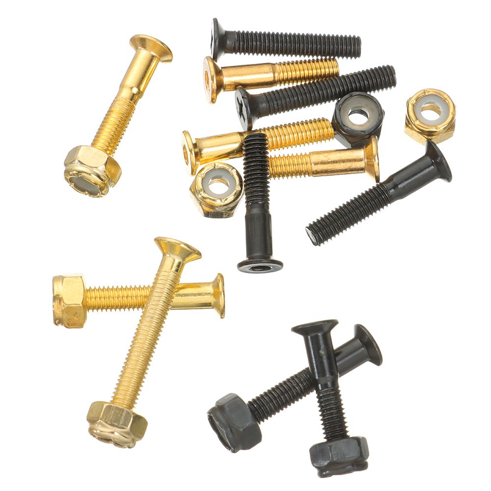 8 Sets High Quality Accessories Outdoor Hardwares Nuts Mounting Hardware Screws Longboard Parts Skateboard Bolts