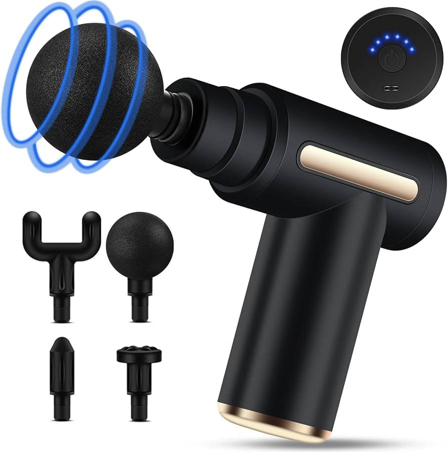 Portable 6 Speeds Handheld Muscle Massage Gun (Type-C Charging)