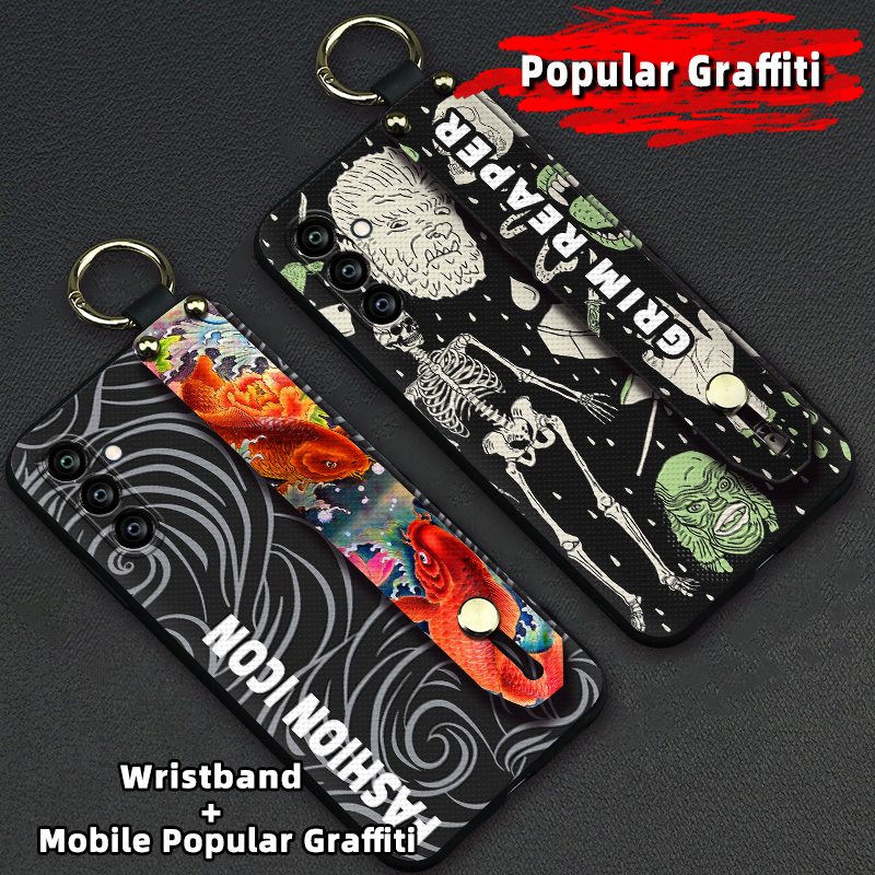 Wristband ring Phone Case For Samsung Galaxy A24/SM-A245F/A25 5G personality Phone Holder Fashion Design Waterproof