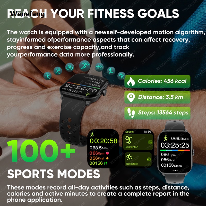 Wenefang 2025 New For Xiaomi Redmi Watch 5 Original Men GPS Track Bluetooth New Call Heart rate Waterproof Sport Fitness Smart bracelet Women