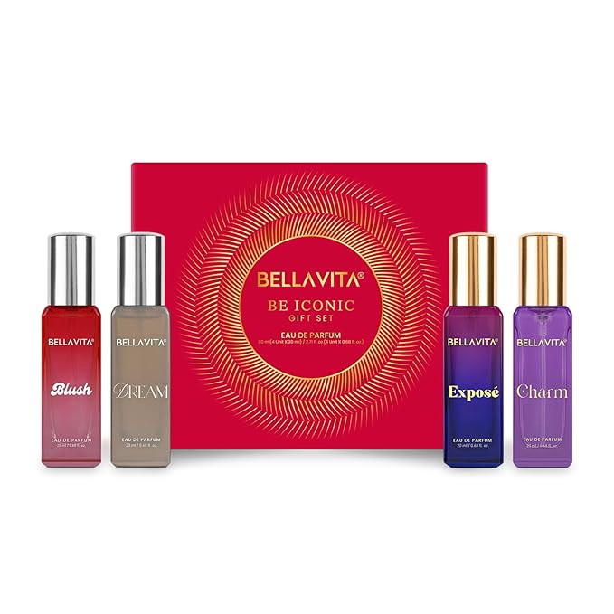 BELLAVITA Be ICONIC | Long Lasting Perfume Gift Set 4x20ml