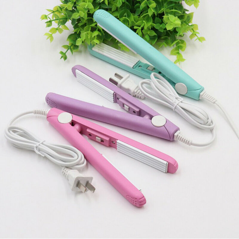 1Pcs Mini Hair Straightener And Curler - Assorted Color