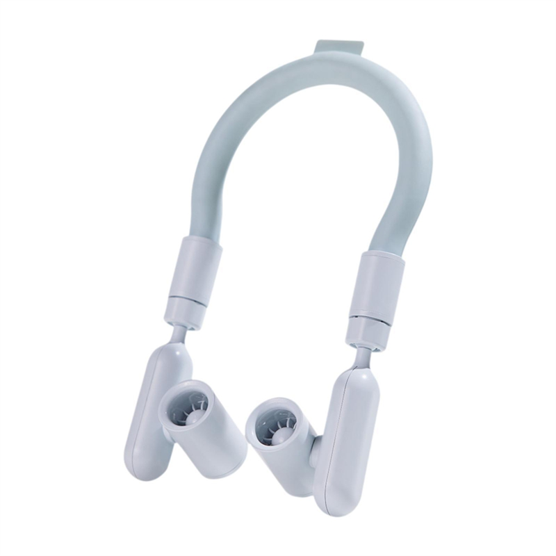Neck Hanging Fan 360 Degree Rotating Multipurpose Wearable Personal Fan for Cycling Household Outdoor Activities Blue
