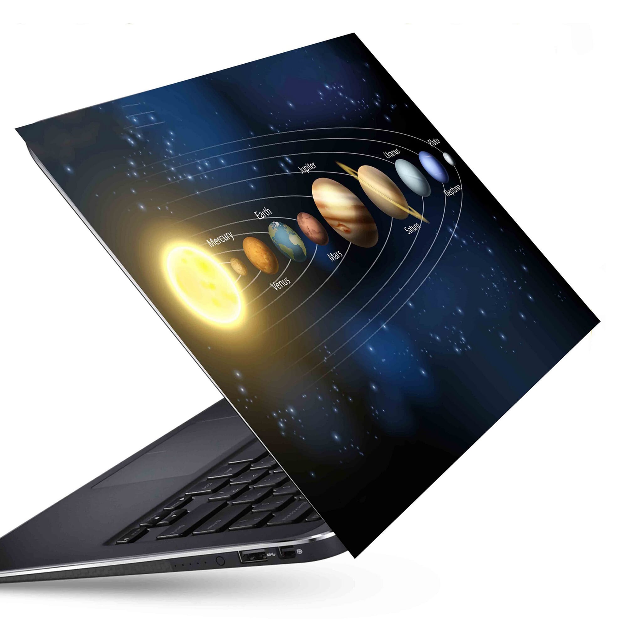 Laptop Skins And Wraps For All ModelsSolar System Illustration, In Order, Sketches, SolarTheme, Science
