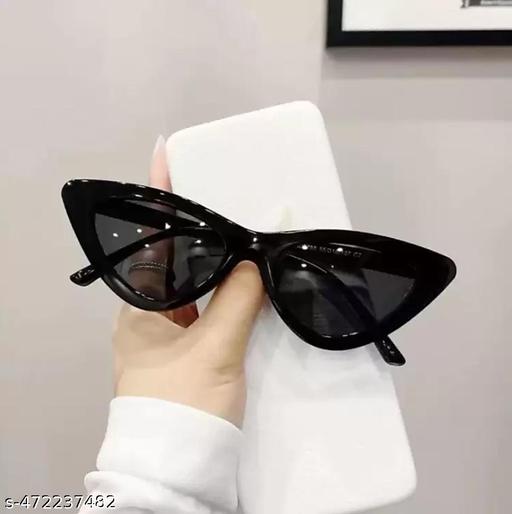 New Designer Luxury Fashion Black Cat Eye Sunglasses Women