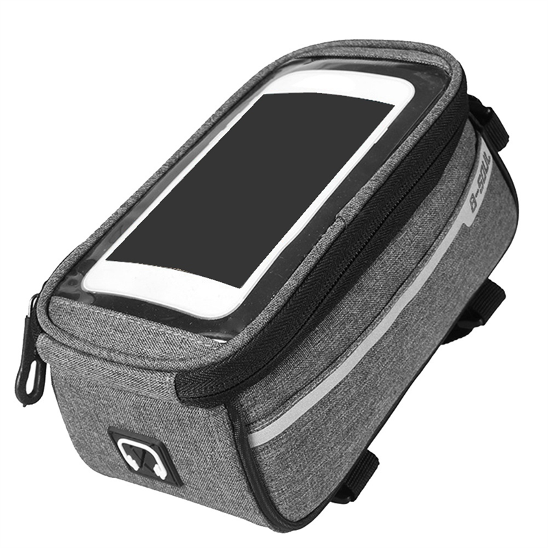 B-SOUL Bike Bags for Bicycles Bike Frame Bag Mountain Road Bike Accessories for Fit Phone Under 6"